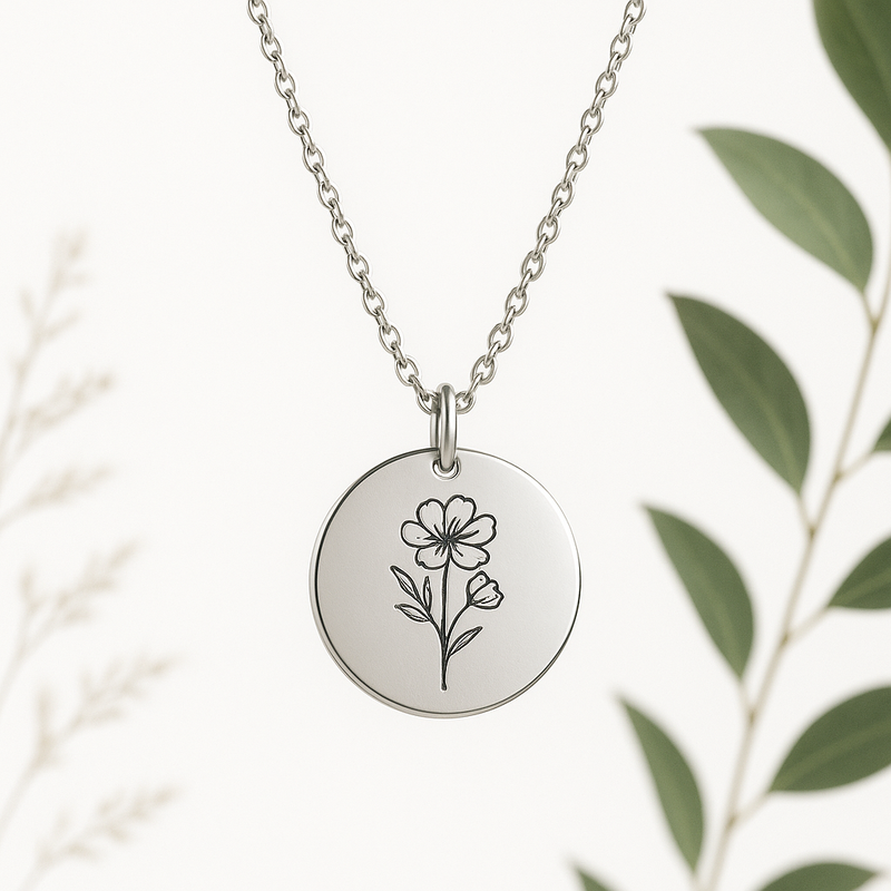 Custom Birth Month Flower Necklace Trends: Boost Your Jewelry Brand with Durable, Low-MOQ ODM Designs