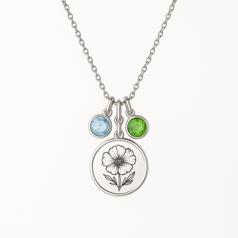 Custom Birth Month Flower Necklace Trends: Boost B2B Sales with Personalized Jewelry Manufacturing & Low MOQ Services