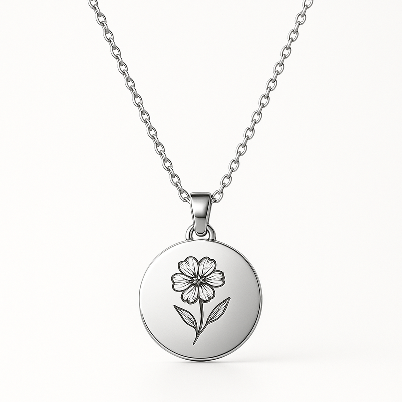 Custom Birth Month Flower Necklace Solutions for Wholesale Jewelry Brands: Boost Business with Low MOQ & Durable Designs