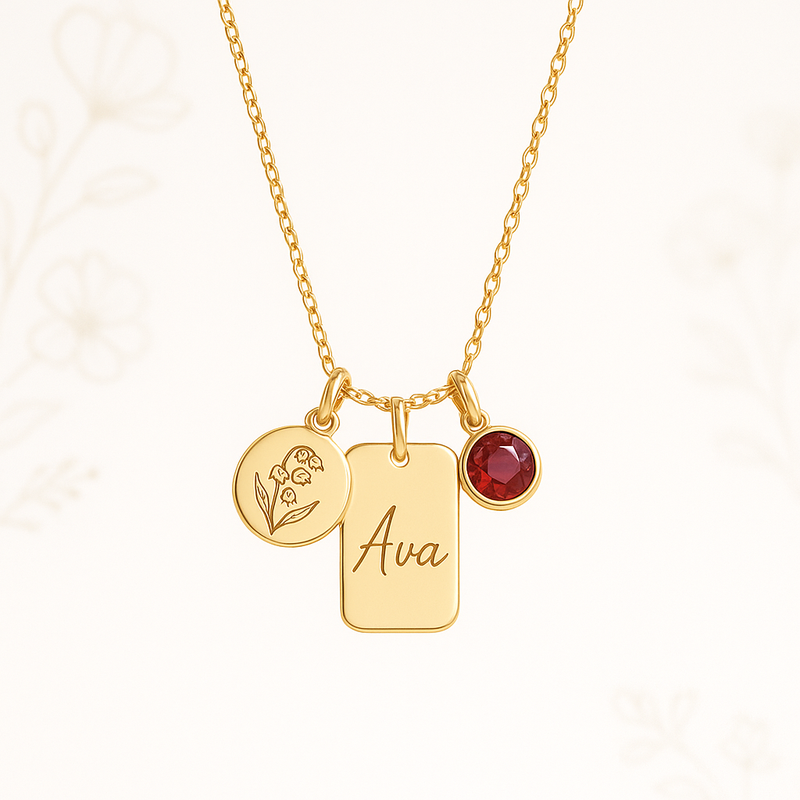 Why a Dedicated Women's Gift Necklace is the Perfect Customization Opportunity for Your Jewelry Business: Birthstone Charms and Birth Month Flower Necklaces for Wholesale Success