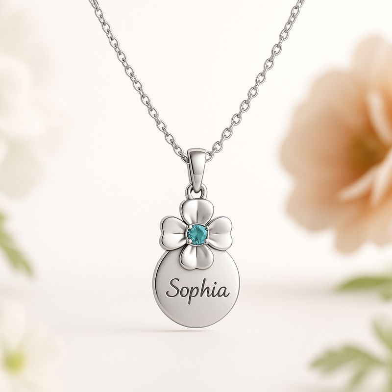 How Dedicate Women's Gift Necklace Manufacturing Drives Business Growth with Custom Birthstone Flower Designs