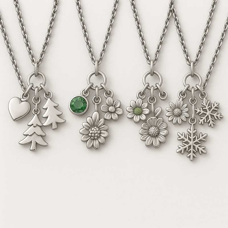 Celebrate Every Season: Custom Birthstone & Flower Necklaces - Featured Image