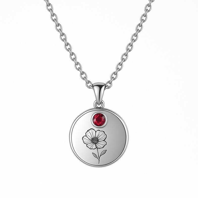 Boost Business Growth with Dedicate Women’s Gift Necklace: Custom Stainless Steel Birthstone Jewelry for Wholesale & ODM