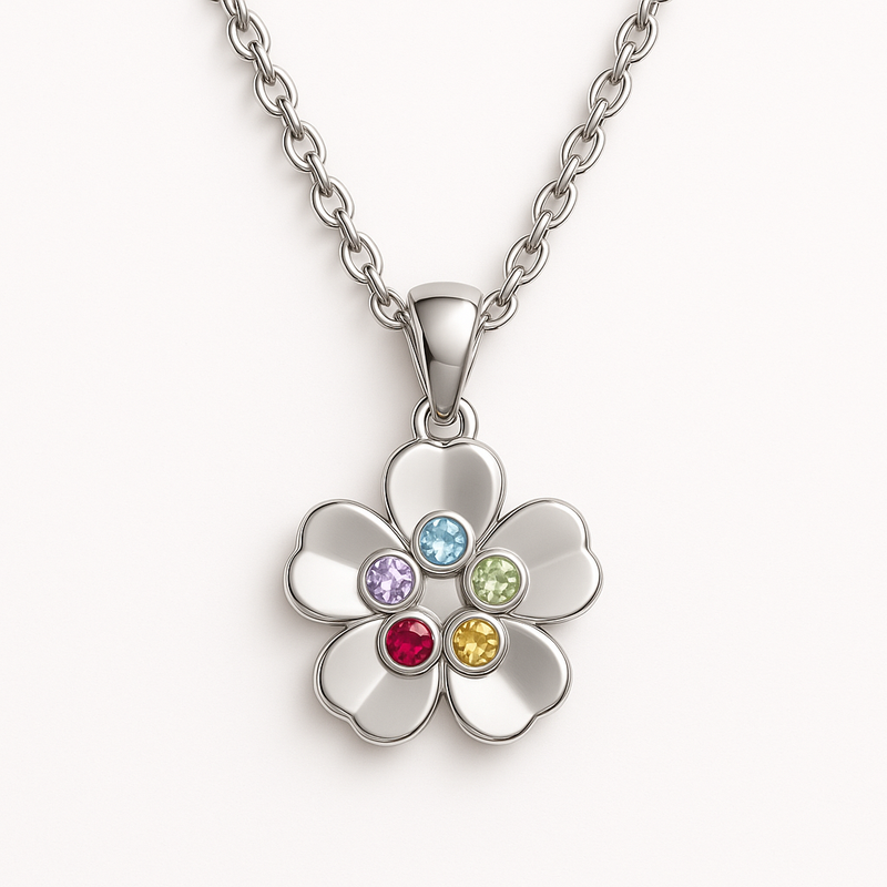 Custom Birthstone Flower Necklace: OEM/ODM Jewelry Trends Driving Growth in Personalized Women’s Gift Market
