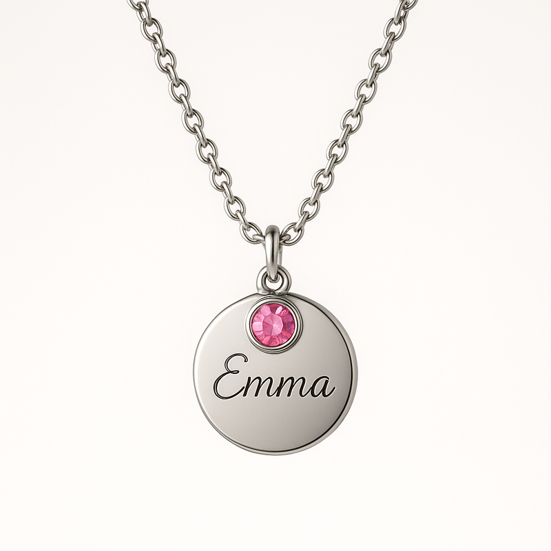 Dedicated Women's Birthstone Necklace: Custom Jewelry for B2B Growth with Low MOQ & Lasting Quality