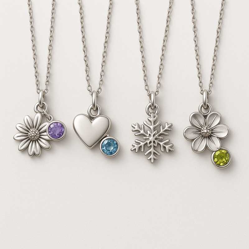 Charmed by the Season: Custom Holiday Bloom & Gem Necklaces - Featured Image