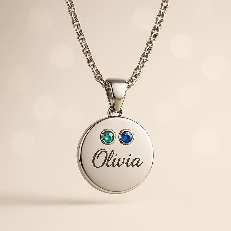 Dedicated Women’s Custom Birthstone Necklace: Elevate Your Jewelry Brand with Personalized Gift Designs