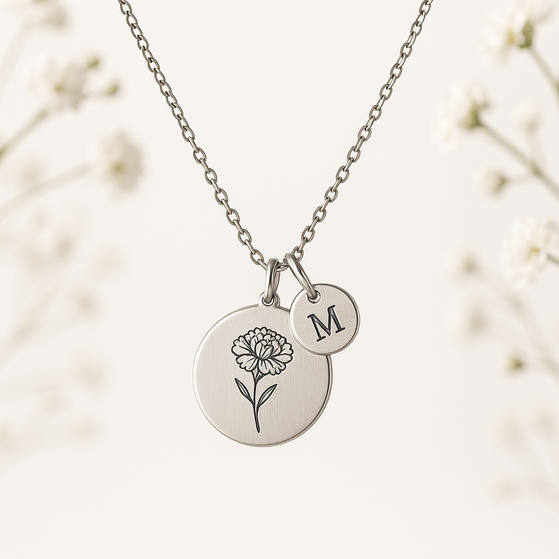 Boost Your Jewelry Business with Custom Birth Month Flower Necklace Manufacturing: A Unique Gift Trend with Low MOQ