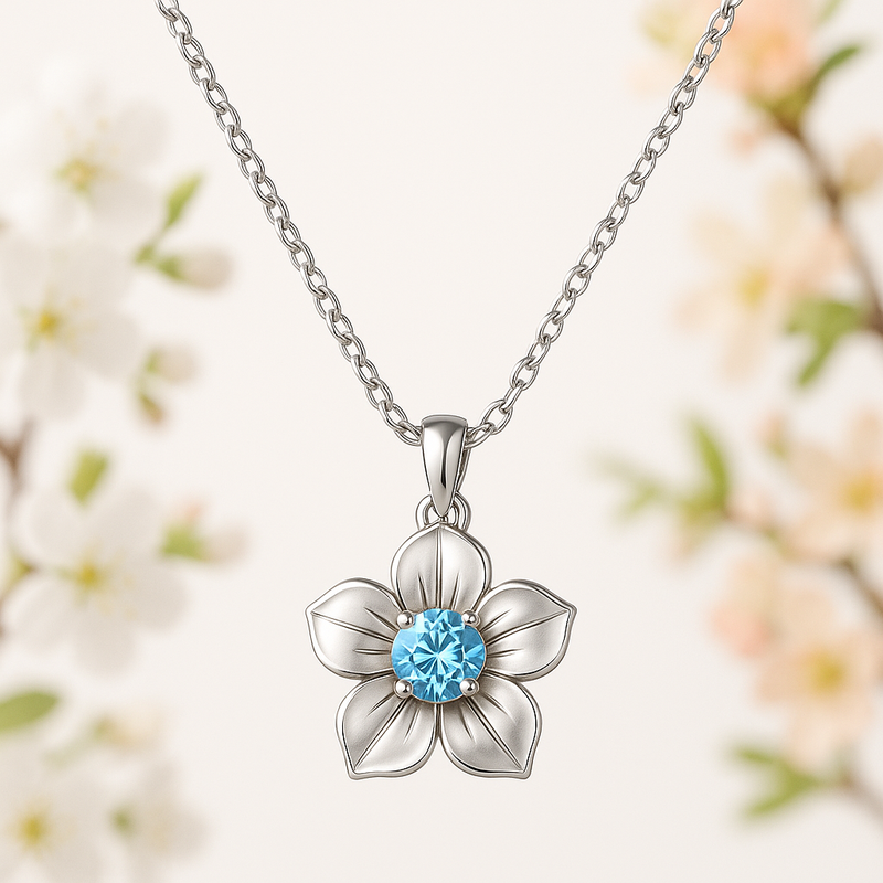 Dedicate Women's Birthstone Flower Necklace: Custom Manufacturing Solutions for the Growing Personalized Jewelry Market
