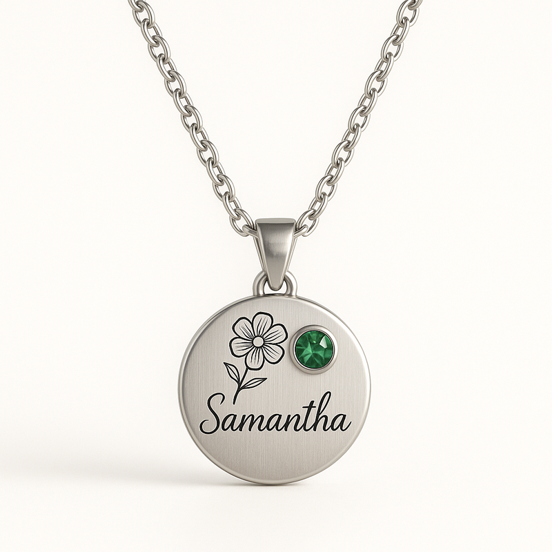Custom Birthstone Flower Necklace: A Growing Trend in Personalized Jewelry Manufacturing for Women's Gifting
