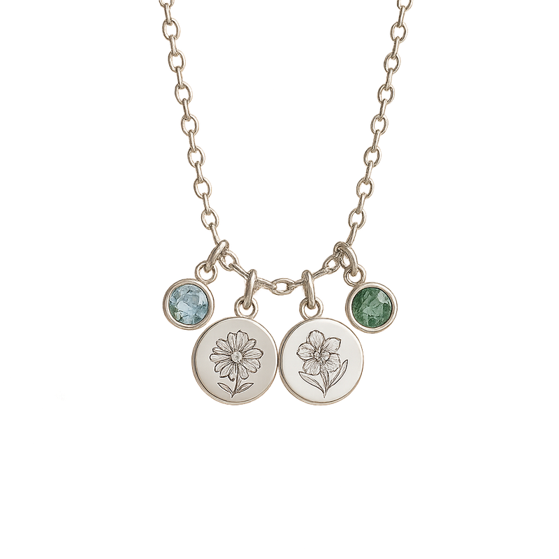 Boost Sales with a Dedicate Women’s Gift Necklace: Custom Birthstone Charm Jewelry & Flower Designs for OEM Success