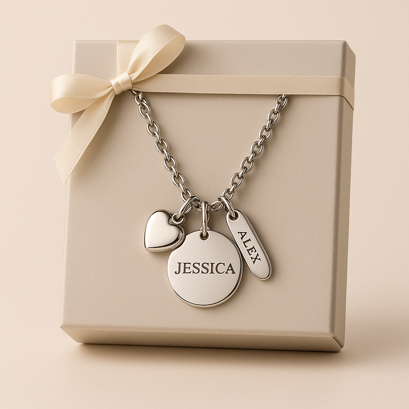 Boost Your Jewelry Brand with a Dedicate Women’s Gift Necklace: Custom Charm Designs & Low MOQ Stainless Steel Manufacturing