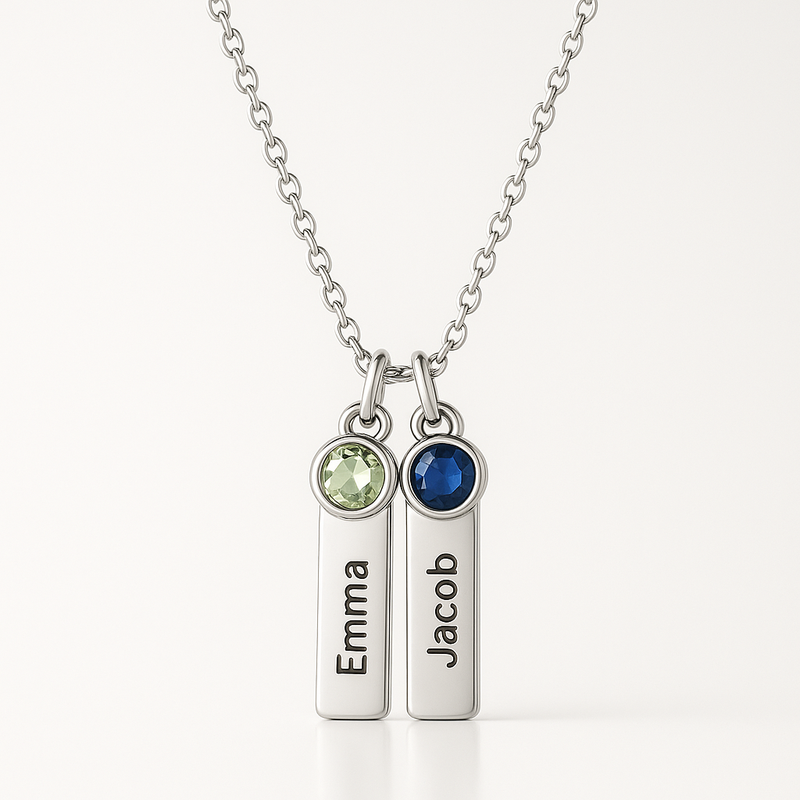 Boost Wholesale Sales with Custom Birthstone Charm Necklaces: The Perfect Personalized Women's Gift for Every Occasion