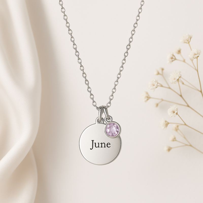 Boost Your Jewelry Business with a Dedicate Women's Gift Necklace: Custom Birth Month & Birthstone Options for OEM/ODM Success