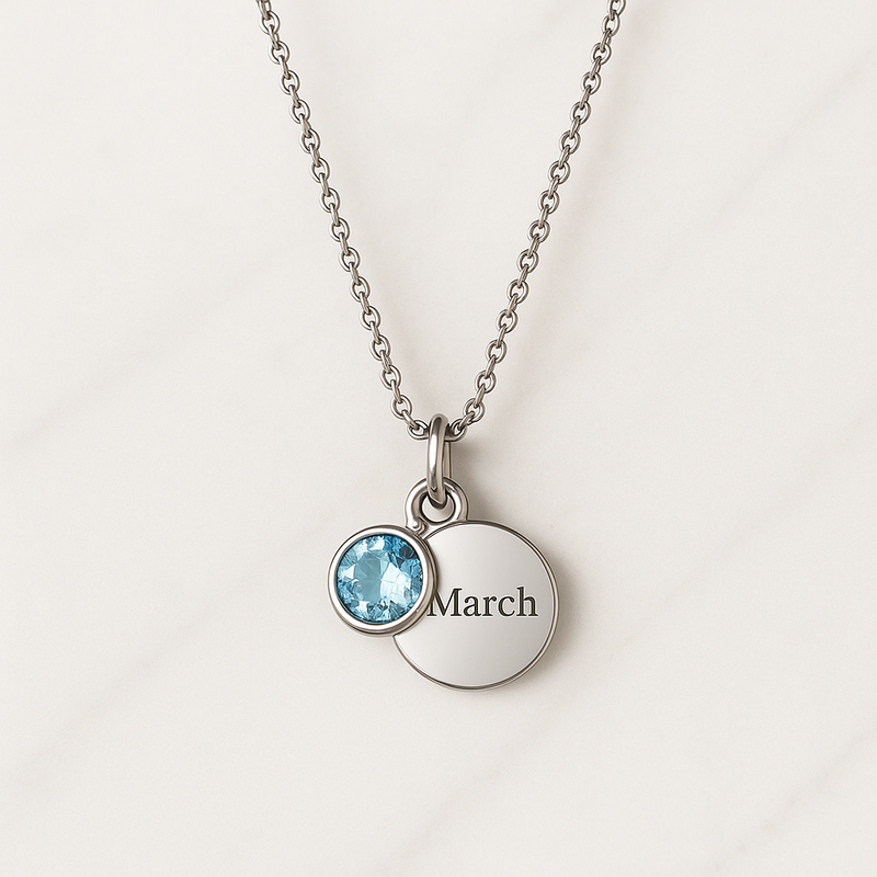 Dedicated Women's Birthstone Necklace: A Customizable, Low-MOQ Solution for Birth Month Jewelry Branding