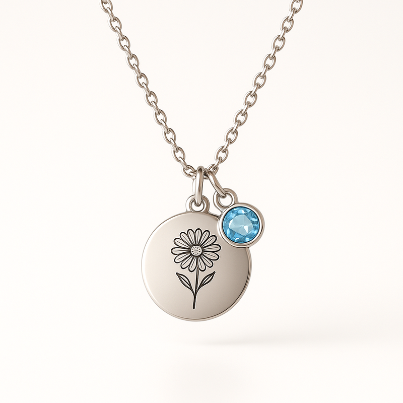 Boost Business with Dedicate Women’s Gift Necklace: Customization, Low MOQ & Wholesale Birthstone Charm Options