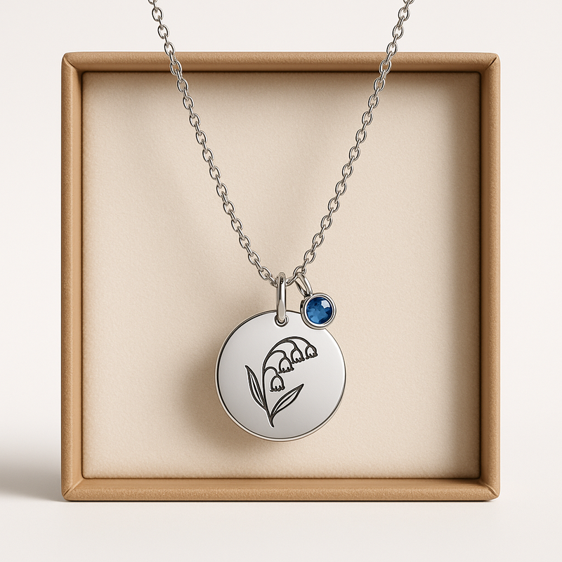 Custom Birth Month Flower Necklace: Boost Your Jewelry Business with Personalized Women's Birthstone Charm Jewelry & Dedicated Gift Necklaces