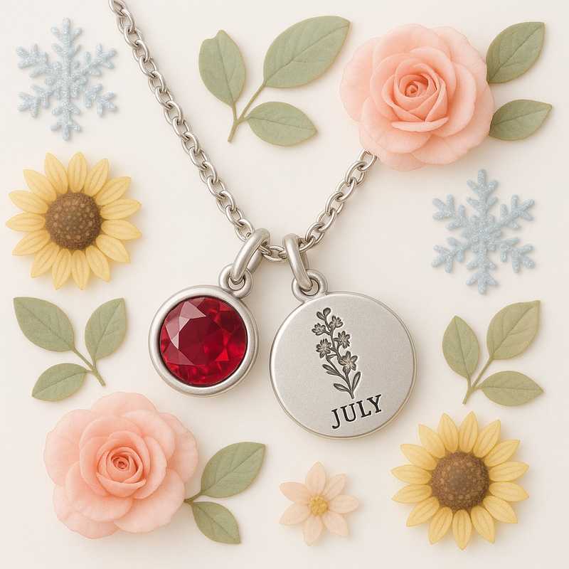 Charm the Seasons: Limited-Edition Birthstone & Bloom Necklaces - Featured Image