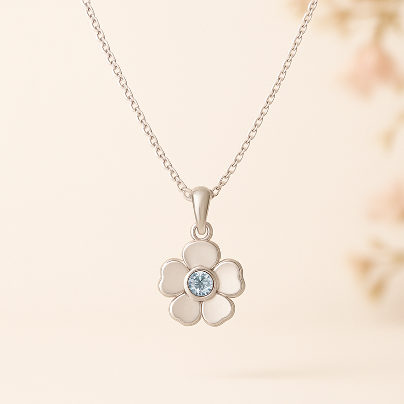 Why a Dedicate Women's Gift Necklace with Custom Birthstone Flower Charm is the Perfect Personalized Birth Month Jewelry for Your Wholesale Jewelry Business