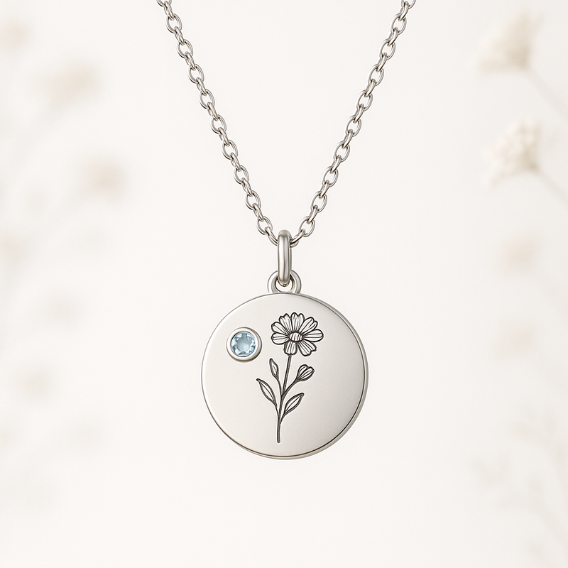 Boost Sales with Custom Birthstone Flower Necklaces: OEM Solutions for Personalized Women’s Jewelry Gifts