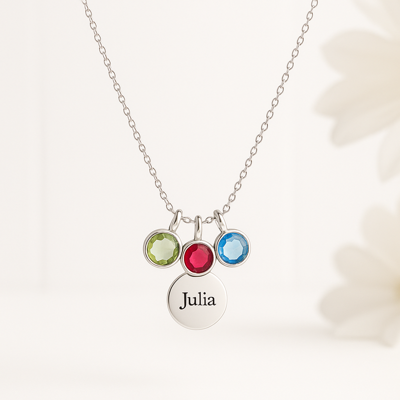 Custom Birthstone Charm Necklace Solutions for Jewelry Brands: Boost Sales with Trendy Personalized Women’s Gifts