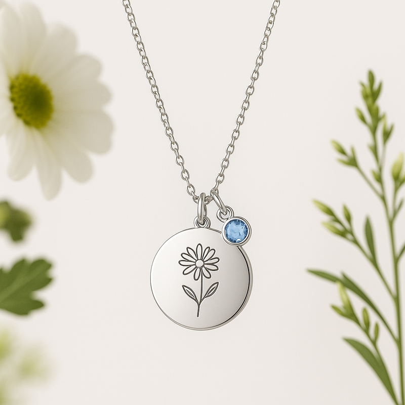 Boost Jewelry Brand Sales with Custom Birth Month Flower Necklace Manufacturing: High-Quality, Low MOQ OEM Solutions