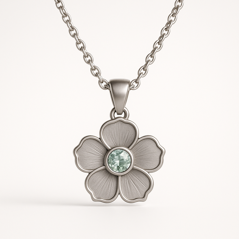 Dedicated Women’s Gift Custom Flower Birthstone Necklace: Unlock Customization & Wholesale Growth for Jewelry Brands