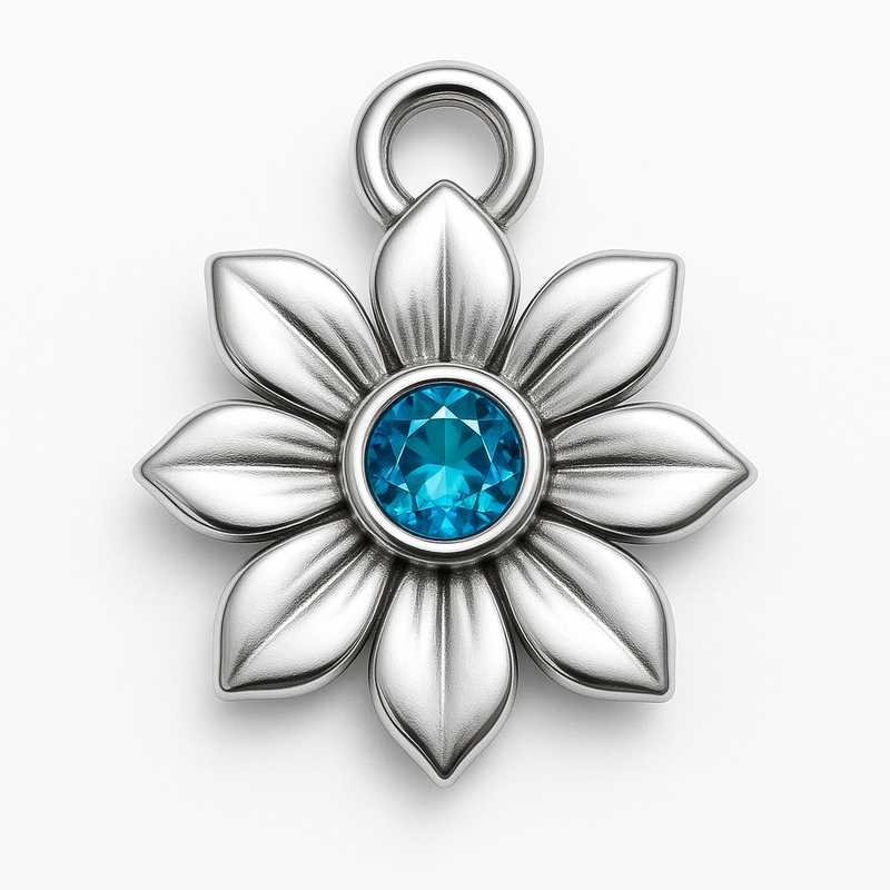 Charm the Seasons: Custom Holiday Birthstone Flower Necklaces - Featured Image