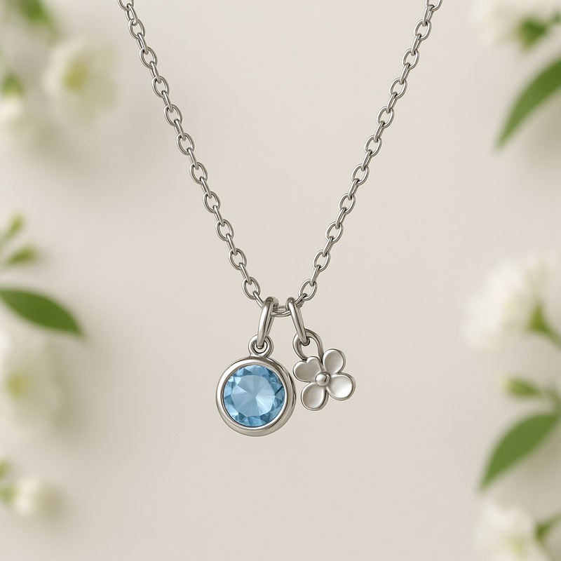 Boost Business Growth with Dedicated Women's Birthstone Necklace OEM Solutions & Custom Flower Charm Jewelry