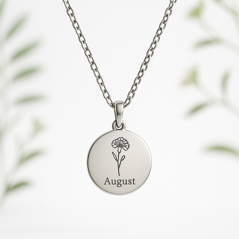 Boost Your Jewelry Brand with Custom Birth Month Flower Necklaces: Wholesale Personalization & Stainless Steel Durability