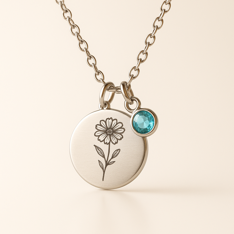 Custom Birthstone Charm Necklace Trends: Boost Sales with Personalized Women’s Gift & Birth Month Flower Designs