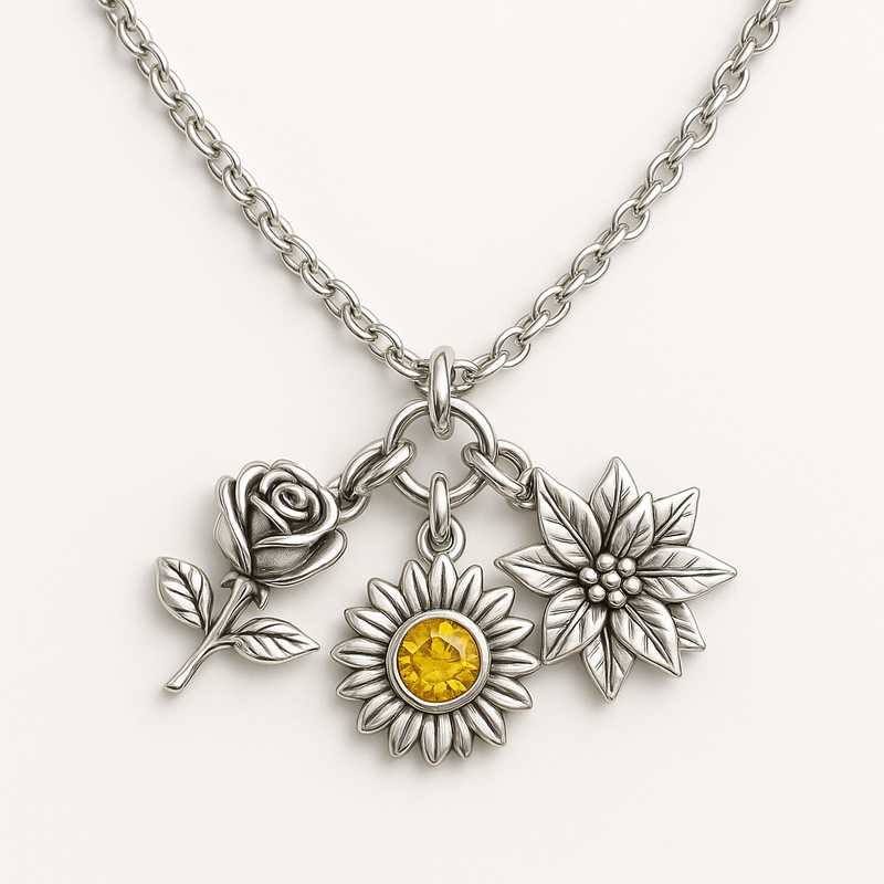 Charm the Seasons: Limited Edition Birthstone Flower Necklaces Charm the Seasons: Limited Edition Birthstone Flower Necklaces - Featured Image