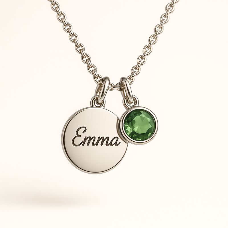 Dedicate Women's Gift Necklace: Boost Sales with Custom Birthstone Jewelry & Personalized Charm Designs – Low MOQ OEM Strategy