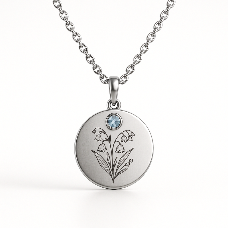 Custom Birth Month Flower Necklace Manufacturing: Boost Business with Trendy Personalized Birthstone Jewelry for Women