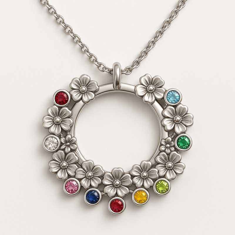 Crafting Your Perfect Charm Necklace: Custom Birth Month Flowers & Stones - Featured Image