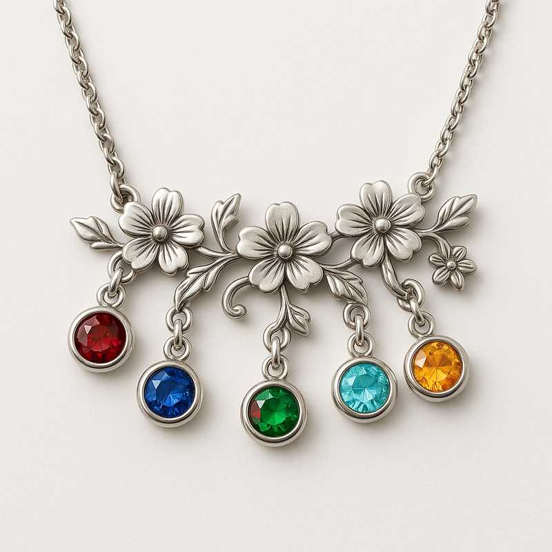 Charm the Seasons: Holiday-Exclusive Floral Birthstone Necklaces - Featured Image