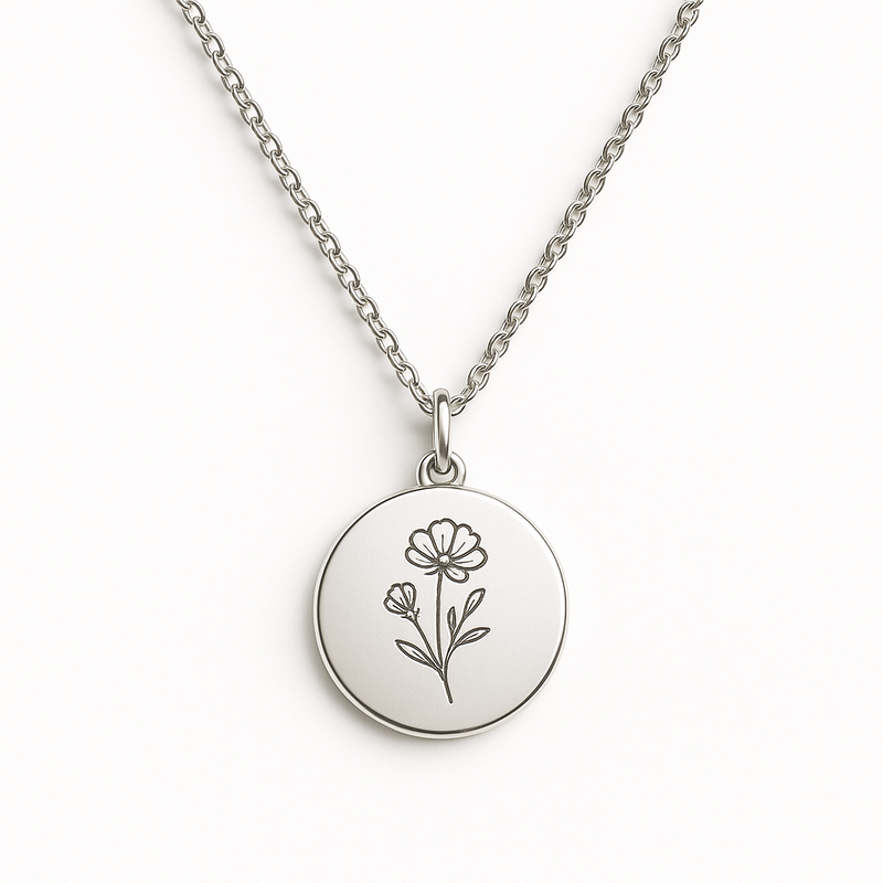 Elevate Your Brand with Dedicate Women's Gift Necklace: Custom Birth Month Flower Jewelry for Wholesale Growth