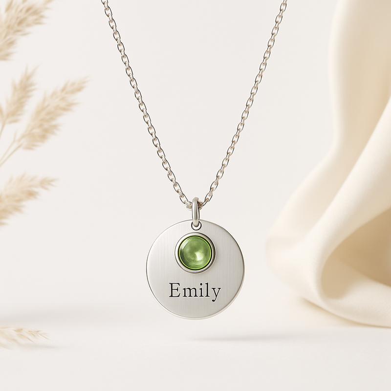 Unlock Business Growth with Dedicate Women's Birthstone Necklace: Custom Jewelry for Wholesale & OEM Success