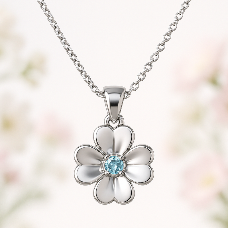 Boost Your Jewelry Brand with Dedicated Women's Birthstone Flower Necklaces: Custom OEM Solutions for Growing Sales