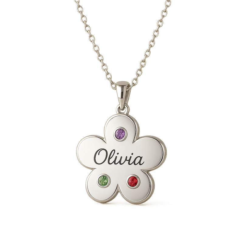 Boost Your Jewelry Business with Custom Birthstone Flower Necklace Manufacturing: Low MOQ, High Profit Margins