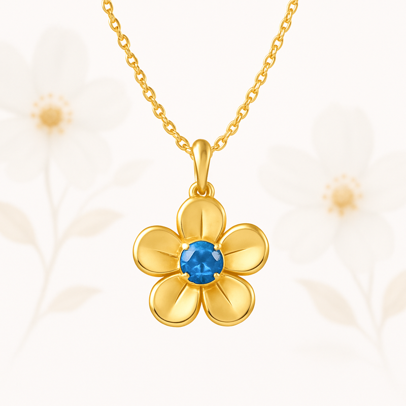 Dedicated Women's Birthstone Flower Necklace: Custom Jewelry Manufacturing for Business Growth & Brand Differentiation