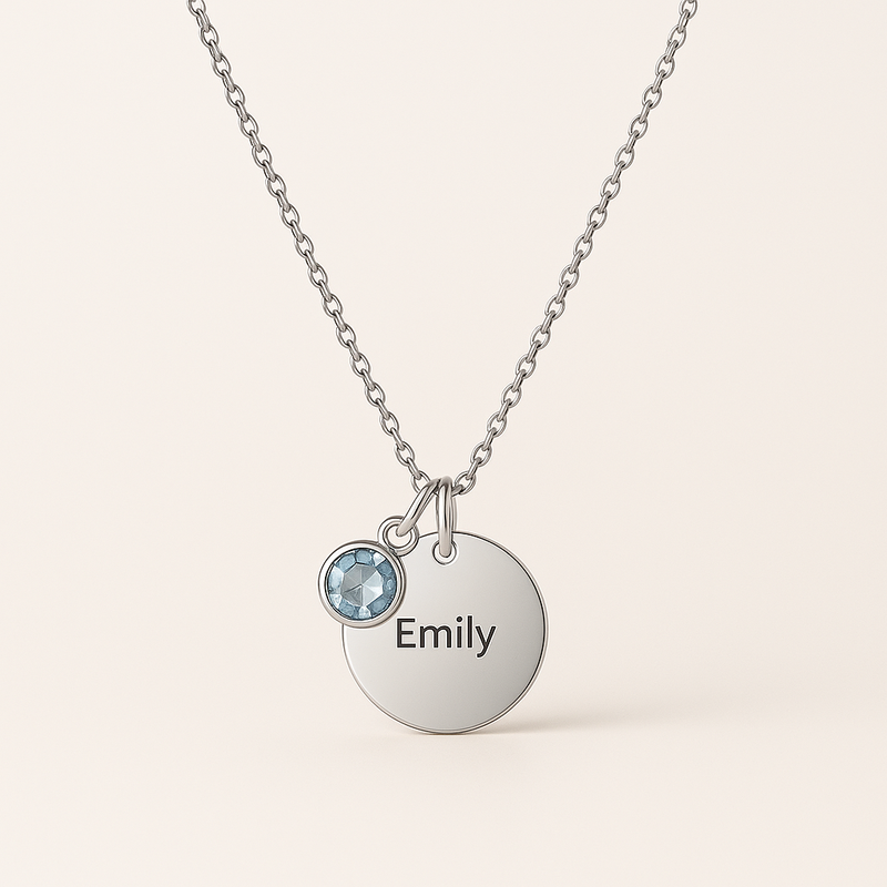 Dedicated Women’s Birthstone Necklace: A Customizable, Low-MOQ Solution with Personalized Gift Appeal for Your Jewelry Business