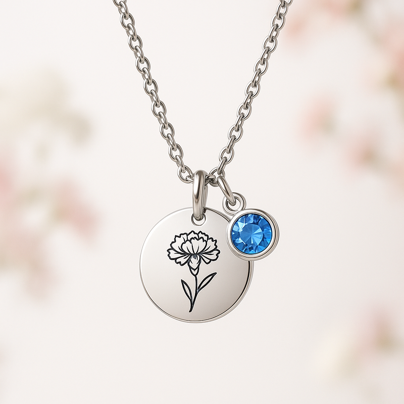 Boost Your Brand with a Dedicated Women’s Gift Necklace: Custom Flower & Birthstone Designs for Wholesale Success