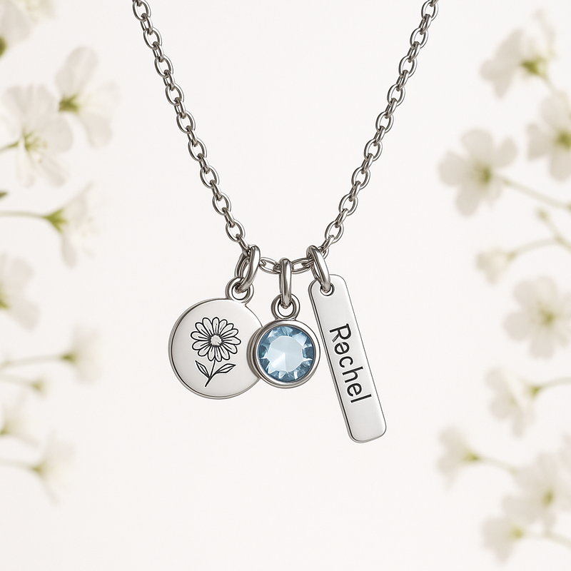 Dedicated Women’s Birthstone Necklace: OEM/ODM Trends for Custom Birth Month Flower Charm Designs & Personalized Gifts