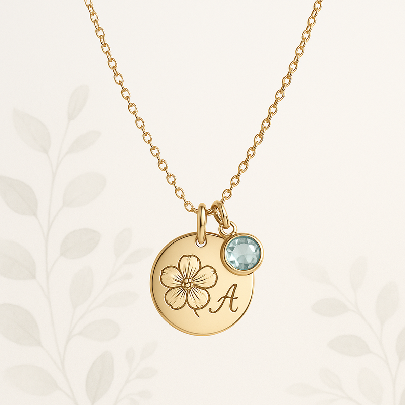 Elevate Your Brand with Dedicate Women’s Birthstone Necklace: Custom Flower Jewelry & Charm Options for OEM/ODM Growth
