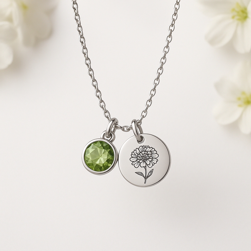 Boost Your Brand with a Dedicate Women’s Birthstone Necklace: Custom Birth Month Flower Charm Jewelry & Wholesale Growth Strategies