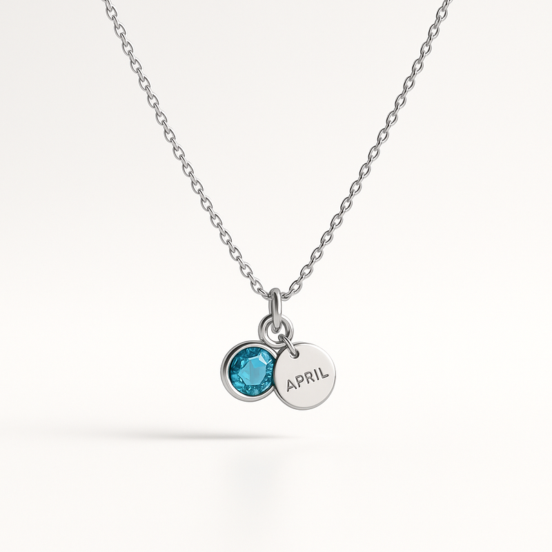 Elevate Your Brand with a Dedicate Women's Gift Custom Birthstone Necklace: OEM/ODM Stainless Steel Jewelry Solutions