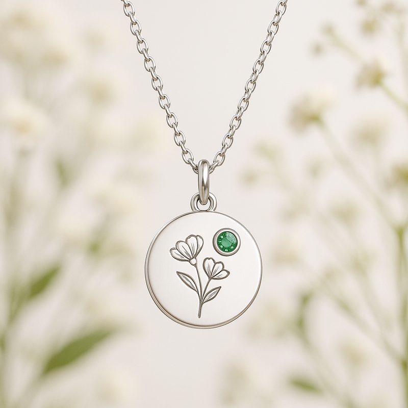 Custom Birthstone Flower Necklace: Wholesale-Ready Designs for Personalized Gift Jewelry Brands
