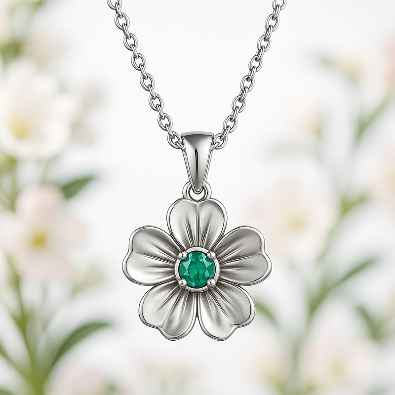 Custom Birthstone Flower Necklace Designs: OEM/ODM Wholesale Solutions for the Personalized Women's Birth Month Gift Market