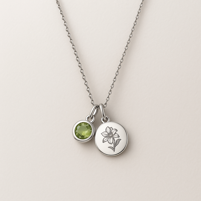 Boost Jewelry Sales with a Dedicate Women's Custom Necklace: OEM/ODM Birthstone & Charm Solutions